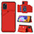 Handyhülle Hülle Luxus Leder Schutzhülle Y04B für Samsung Galaxy A31 Rot