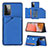 Handyhülle Hülle Luxus Leder Schutzhülle Y04B für Samsung Galaxy A72 4G Blau