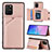 Handyhülle Hülle Luxus Leder Schutzhülle Y04B für Samsung Galaxy S10 Lite Rosegold