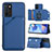 Handyhülle Hülle Luxus Leder Schutzhülle YB1 für Oppo A16s Blau