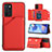 Handyhülle Hülle Luxus Leder Schutzhülle YB1 für Oppo A16s Rot