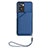 Handyhülle Hülle Luxus Leder Schutzhülle YB2 für Oppo A77s Blau