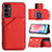 Handyhülle Hülle Luxus Leder Schutzhülle YB2 für Samsung Galaxy Jump3 5G Rot