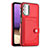 Handyhülle Hülle Luxus Leder Schutzhülle YB2 für Samsung Galaxy M32 5G Rot