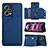 Handyhülle Hülle Luxus Leder Schutzhülle YB2 für Xiaomi Redmi Note 12 Pro+ Plus 5G Blau