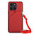 Handyhülle Hülle Luxus Leder Schutzhülle YB3 für Huawei Honor X8b Rot