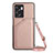 Handyhülle Hülle Luxus Leder Schutzhülle YB3 für OnePlus Nord N300 5G Rosegold