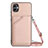 Handyhülle Hülle Luxus Leder Schutzhülle YB3 für Samsung Galaxy F04 Rosegold