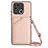 Handyhülle Hülle Luxus Leder Schutzhülle YB3 für Xiaomi Redmi 10 India Rosegold