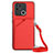 Handyhülle Hülle Luxus Leder Schutzhülle YB3 für Xiaomi Redmi 10 India Rot