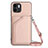 Handyhülle Hülle Luxus Leder Schutzhülle YB3 für Xiaomi Redmi A1 Rosegold