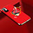 Handyhülle Hülle Luxus Metall Rahmen und Kunststoff Schutzhülle Hartschalen Tasche mit Fingerring Ständer für Xiaomi Redmi Note 10 5G