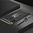 Handyhülle Hülle Luxus Metall Rahmen und Kunststoff Schutzhülle Tasche mit Fingerring Ständer T01 für Huawei P20 Lite (2019) Schwarz