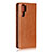 Handyhülle Hülle Stand Tasche Leder für Huawei P30 Pro New Edition Orange