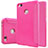 Handyhülle Hülle Stand Tasche Leder für Xiaomi Mi 4S Pink