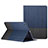 Handyhülle Hülle Stand Tasche Leder L02 für Apple iPad Mini 2 Blau