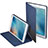 Handyhülle Hülle Stand Tasche Leder L02 für Apple iPad Mini 3 Blau