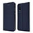 Handyhülle Hülle Stand Tasche Leder L02 für Huawei P30 Blau