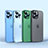 Handyhülle Hülle Ultra Dünn Schutzhülle Hartschalen Tasche Durchsichtig Transparent Matt QC1 für Apple iPhone 15 Pro