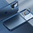Handyhülle Hülle Ultra Dünn Schutzhülle Hartschalen Tasche Durchsichtig Transparent Matt U08 für Apple iPhone 15 Pro Max Blau