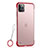 Handyhülle Hülle Ultra Dünn Schutzhülle Tasche Durchsichtig Transparent Matt U02 für Apple iPhone 11 Pro Max Rot