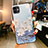 Handyhülle Silikon Hülle Gummi Schutzhülle Blumen H16 für Apple iPhone 11 Hellblau
