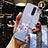 Handyhülle Silikon Hülle Gummi Schutzhülle Blumen S01 für Xiaomi Redmi K30 4G Hellblau