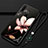 Handyhülle Silikon Hülle Gummi Schutzhülle Flexible Blumen für Oppo A8 Braun