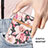 Handyhülle Silikon Hülle Gummi Schutzhülle Flexible Blumen für Samsung Galaxy S23 Plus 5G
