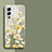 Handyhülle Silikon Hülle Gummi Schutzhülle Flexible Blumen für Vivo V25 Pro 5G