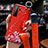 Handyhülle Silikon Hülle Gummi Schutzhülle Flexible Blumen K01 für Huawei Nova 7 SE 5G Rot
