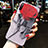 Handyhülle Silikon Hülle Gummi Schutzhülle Flexible Blumen K08 für Xiaomi Mi A3 Rot