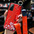 Handyhülle Silikon Hülle Gummi Schutzhülle Flexible Blumen S02 für Huawei Honor 30 Lite 5G Rot
