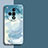 Handyhülle Silikon Hülle Gummi Schutzhülle Flexible Modisch Muster für Oppo Find X7 Ultra 5G Hellblau