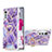 Handyhülle Silikon Hülle Gummi Schutzhülle Flexible Modisch Muster mit Fingerring Ständer Y01B für LG Velvet 5G