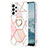 Handyhülle Silikon Hülle Gummi Schutzhülle Flexible Modisch Muster mit Fingerring Ständer Y01B für Samsung Galaxy A13 4G