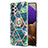 Handyhülle Silikon Hülle Gummi Schutzhülle Flexible Modisch Muster mit Fingerring Ständer Y01B für Samsung Galaxy A32 4G