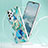 Handyhülle Silikon Hülle Gummi Schutzhülle Flexible Modisch Muster mit Fingerring Ständer Y01B für Samsung Galaxy A33 5G