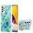 Handyhülle Silikon Hülle Gummi Schutzhülle Flexible Modisch Muster mit Fingerring Ständer Y01B für Samsung Galaxy A72 5G
