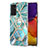Handyhülle Silikon Hülle Gummi Schutzhülle Flexible Modisch Muster mit Fingerring Ständer Y01B für Samsung Galaxy A82 5G