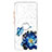 Handyhülle Silikon Hülle Gummi Schutzhülle Flexible Modisch Muster mit Fingerring Ständer Y01X für Samsung Galaxy A32 5G Blau