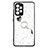 Handyhülle Silikon Hülle Gummi Schutzhülle Flexible Modisch Muster mit Fingerring Ständer Y01X für Samsung Galaxy A52 5G Schwarz