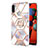 Handyhülle Silikon Hülle Gummi Schutzhülle Flexible Modisch Muster mit Fingerring Ständer Y02B für Samsung Galaxy A11