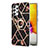 Handyhülle Silikon Hülle Gummi Schutzhülle Flexible Modisch Muster mit Fingerring Ständer Y02B für Samsung Galaxy A72 4G