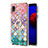 Handyhülle Silikon Hülle Gummi Schutzhülle Flexible Modisch Muster mit Fingerring Ständer Y03B für Samsung Galaxy M01 Core