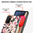 Handyhülle Silikon Hülle Gummi Schutzhülle Flexible Modisch Muster mit Fingerring Ständer Y06B für Samsung Galaxy A03s