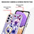 Handyhülle Silikon Hülle Gummi Schutzhülle Flexible Modisch Muster mit Fingerring Ständer Y06B für Samsung Galaxy A13 4G