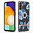 Handyhülle Silikon Hülle Gummi Schutzhülle Flexible Modisch Muster mit Fingerring Ständer Y06B für Samsung Galaxy A13 5G