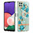 Handyhülle Silikon Hülle Gummi Schutzhülle Flexible Modisch Muster mit Fingerring Ständer Y06B für Samsung Galaxy A22s 5G