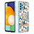 Handyhülle Silikon Hülle Gummi Schutzhülle Flexible Modisch Muster mit Fingerring Ständer Y06B für Samsung Galaxy A52 4G